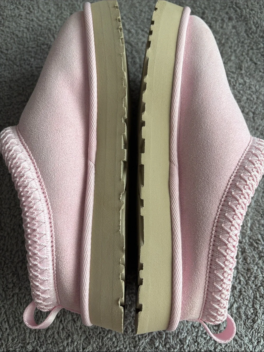 UGG Kids Pink Shearling-Lined Slip-On Clog
